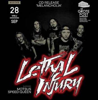 Lethal Injury - CD release - 'De underground leeft, de zoveelste bevestiging' 