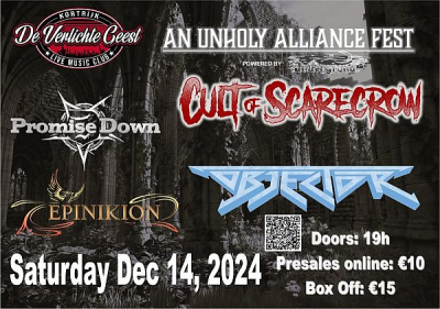 An Unholy Alliance Fest 2024 - De vier ruiters van de Apocalyps in verschillende gedaantes