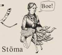 Stöma joue à se faire peur!