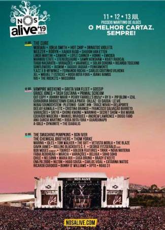 NOS Alive Festival 2019 - Obrigados NOS!