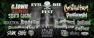 Evil Or Die Fest 2018 - Daken die eraf gaan, geluidsmuren die worden afgebroken, en het ontstaan van een aardbeving