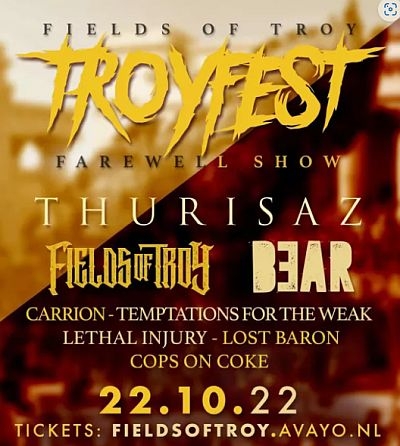 TroyFest 2022 - Fields Of Troy definitief uitgezwaaid!