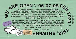 We Are Open 2020 - Showcasefestival Trix - Een ontdekkingsreis langs Belgische omwegen