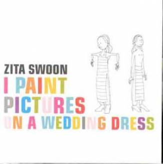 I paint pictures on a wedding dress