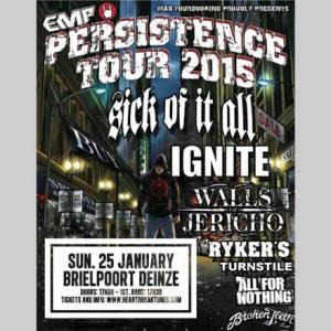 Persistence Tour 2015 : dimanche 25 janvier