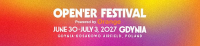 Open’er 2027 – 30 june – 3 july 2027 – more names