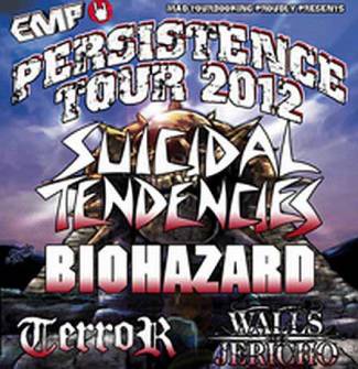 Persistence Tour 2012 – Suicidal Tendencies – Biohazard – Terror – Walls Of Jericho
