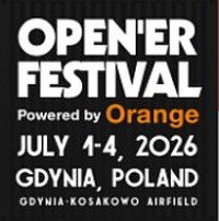 Open’er Festival 2026 – 1 July till 4 July 2026, Gdynia – 4 amazing days in Gdynia!