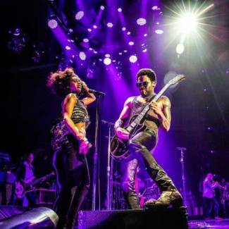 Een swingende Lenny Kravitz