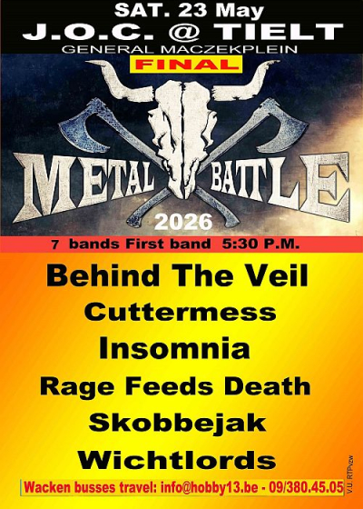 Wacken Battle Belgium 2026 - Witchlords - België vertegenwoordigen op Wacken Open Air